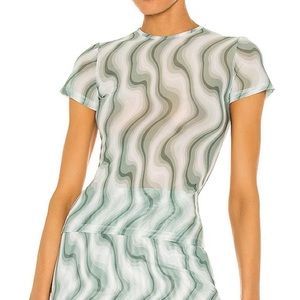 Miaou Mini Tee in Swerve (NWOT)